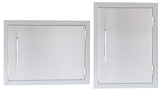 Sunstone Signature Series Single Door - Features a solid 16 Gauge stainless steel frame and sturdy handles, perfect for outdoor kitchens.